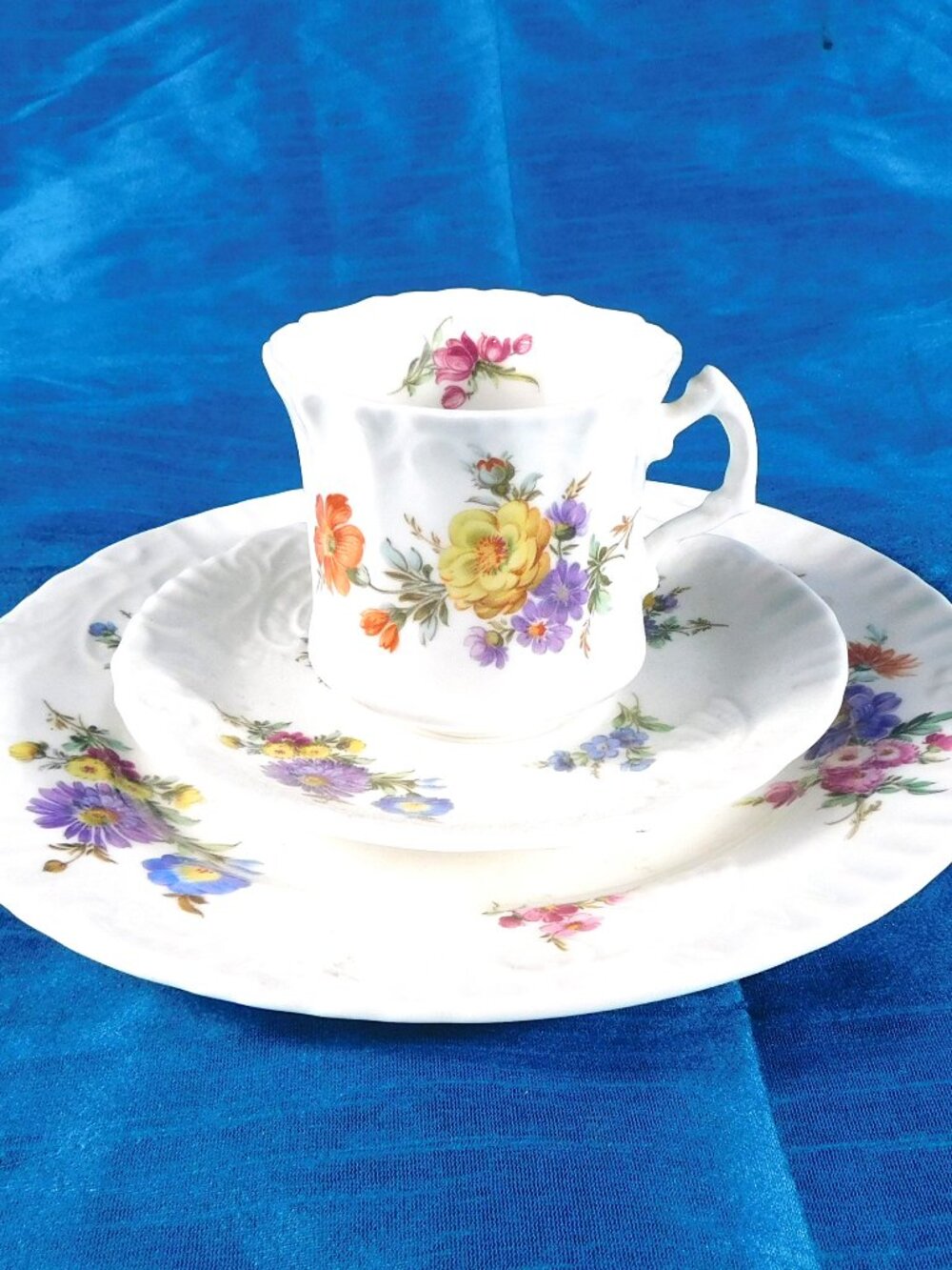 Hammersley Bone China Teacup Saucer and Luncheon Plate Set # 22229